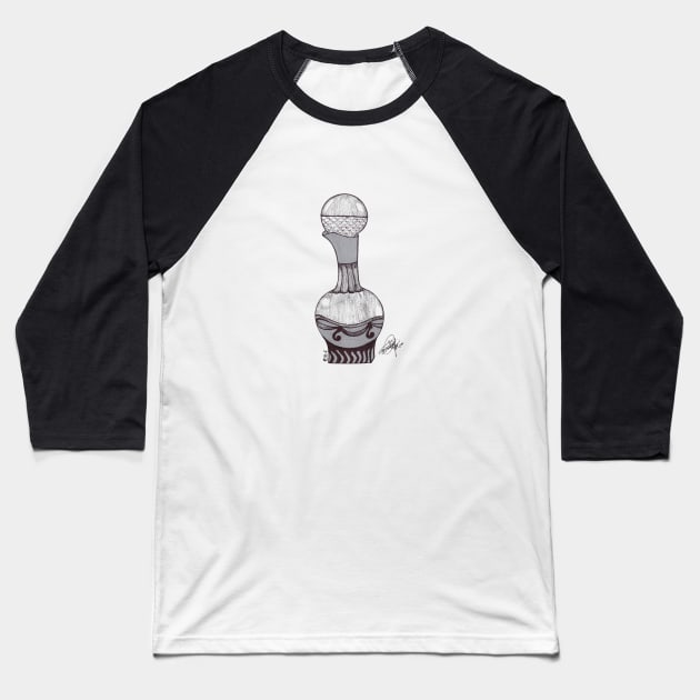 Bottle Baseball T-Shirt by BeritValk